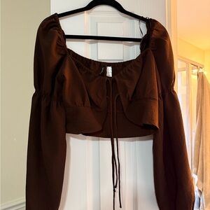 H&M Dark Brown Women's Blouse
